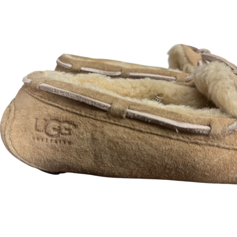 Ugg Dakota 5612 Suede Shearling Lined Leather Loafers Slippers Casual Shoes sz 8 - Picture 12 of 16